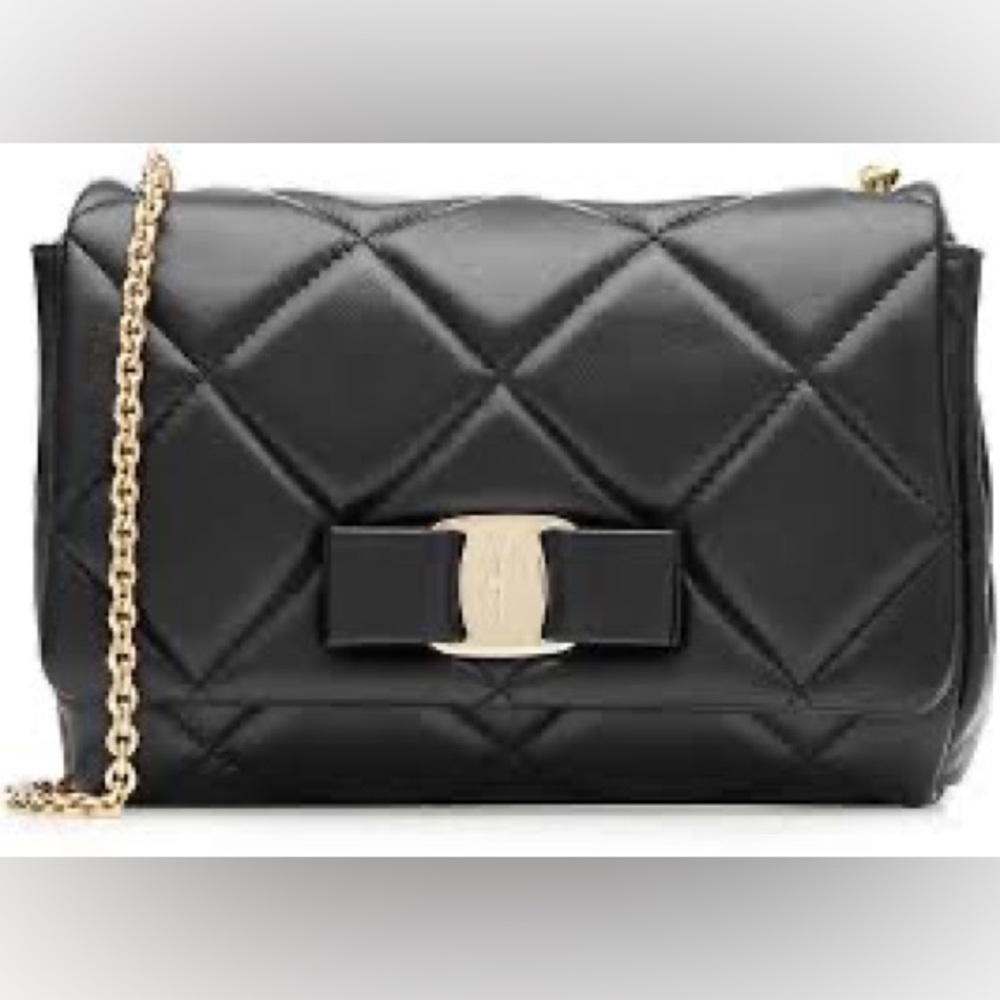 Salvatore Ferragamo Small Gelly Quilted Leather Shoulder Bag